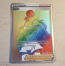 rainbow leon pokemon card price Gordie 223/203 SWSH Evolving Skies Full Art Holo Hyper Rare Ca – Kawaii Collector your Pokémons attacks do 30 more damage to your opponents Active Pokémon (before applying Weakness and Resistance) Pokémon TCG Leon 195/185 Vivid