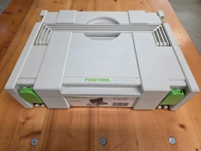 FESTOOL Systainer Box 487552 with 13 multicolored inserts, original, never used