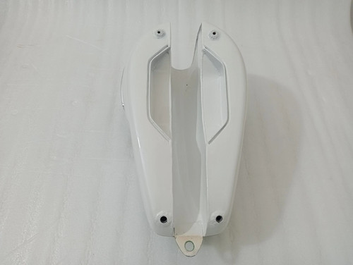 Triumph T140 Metalic Green & White Painted Steel Petrol Fuel Gas Tank +Cap | Fit - Picture 19 of 21