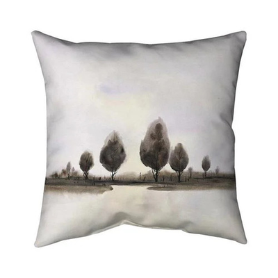 #ad #ad Begin Home Decor 5542 1818 LA101 18 x 18 in. Abstract Landscape of Trees Bl... $64.39