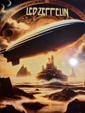 Led Zeppelin Nassau Coliseum 1975 red vinyl 4 lp edition