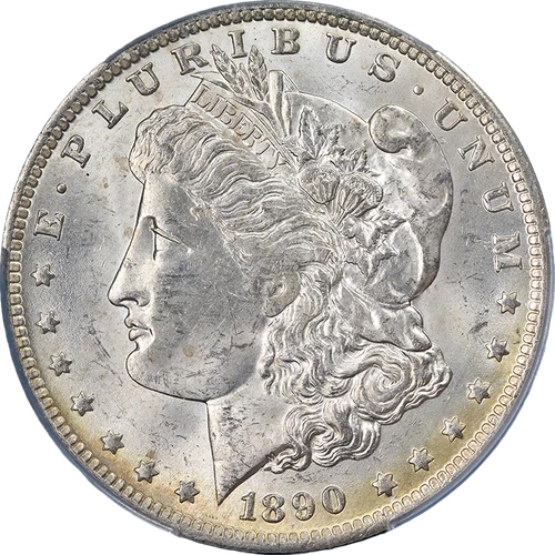 1890-O Morgan Silver Dollar CAC Grading MS62 Nice Eye Appeal