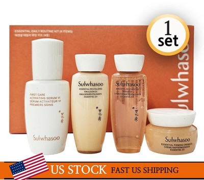 Sulwhasoo Essential  Daily Routine Kit (4 Items). Premium K-Beauty