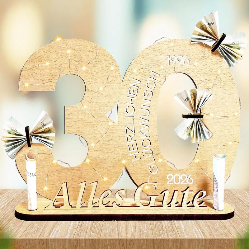 Geschenke zum 30 Geburtstag, Coole Geschenkideen zum 30. Frauen Männer