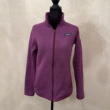 Womens PATAGONIA Purple / Better Sweater Full Zip Fleece Jacket Small