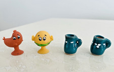 Lot of 4 Doll House Toys Accessories Miniature Ceramic Pitcher Food