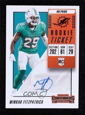 2018 Panini Contenders Rookie Ticket Auto Minkah Fitzpatrick #147 Auto 7zf