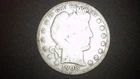 1908 D Barber Head Silver Half Dollar