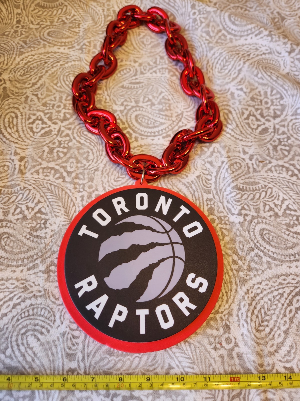 Nba Chain Toronto Raptors Oversized NBA Basketball Chain Necklace Foam | eBay
