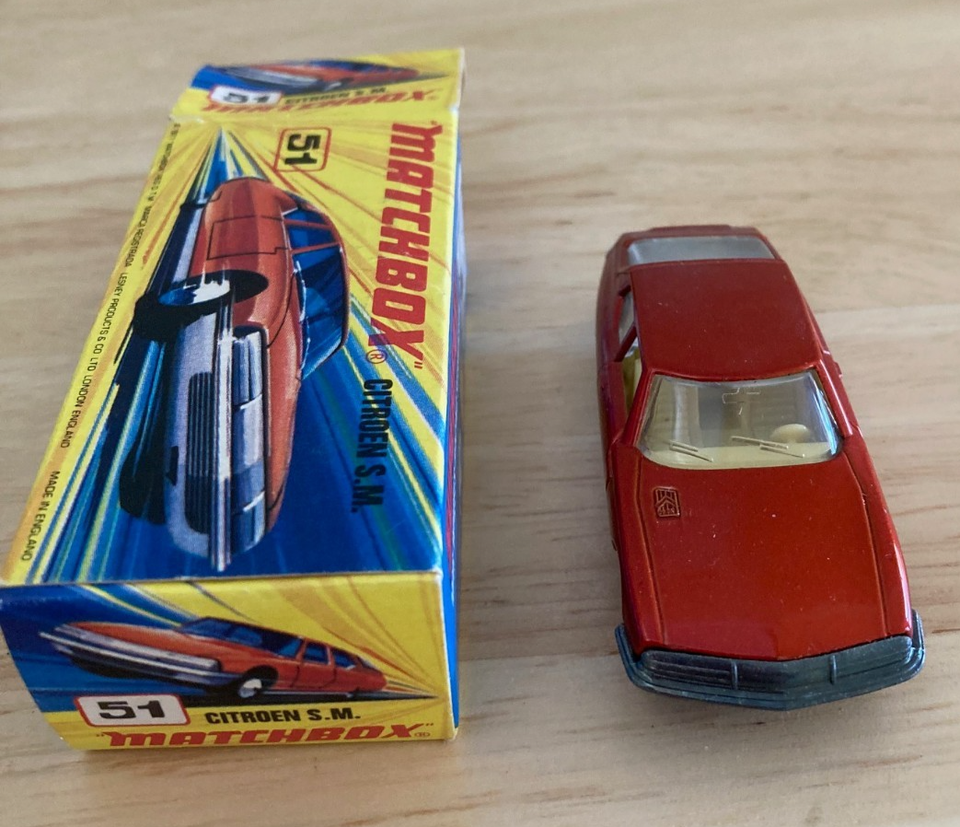 Matchbox Superfast Lesney N°51 – Citroën SM – Rare – Collection – Miniature Ancienne
