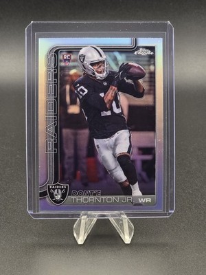 2025 Topps Chrome - Dont'e Thornton Jr. #385 REFRACTOR (RC)