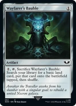 1x Wayfarer's Bauble (262) - Universes Beyond: Warhammer 40,000 Near Mint - MTG