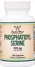 PhosphatidylSerine Supplement 300mg Per Serving, Manufactured in The USA, 120 Ca