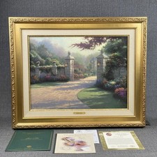 Thomas Kinkade Summer Gate G/P Canvas - Charter 18"X24" with COA