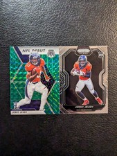 Jerry Jeudy RC 2020 Mosaic NFL Debut  #267 Green Mosaic Prizm Black Rookie