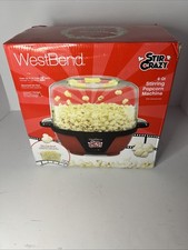 West Bend Stir Crazy Stirring Popcorn Machine 6 Qt Serving Bowl