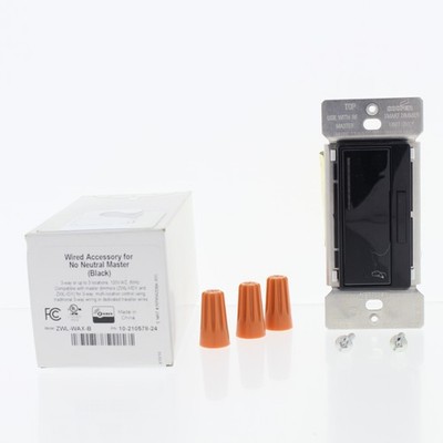 Cooper Aspire RTI RF9542-DBK Black Z-Wave Accessory Control Device 1-Pole/3-Way