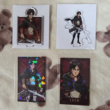 Attack on Titan Eren Yeager Acrylic Stand with Hologram Card