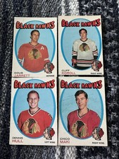 LOT 1971 1972 O Pee Chee Hockey Cards Chicago Black Hawks