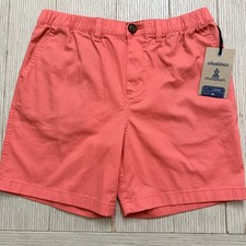 Chubbies Chino Shorts Youth 14/16 Coral The New Englands Casual Twill Flat Front
