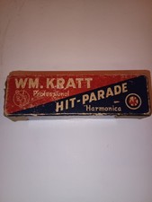 Wm. Kratt Co Chromatic Harmonica Professional Vintage Original with Box