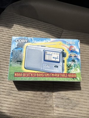 Coby CX-WB15 NOAA Weather Band/AM/FM Portable Radio