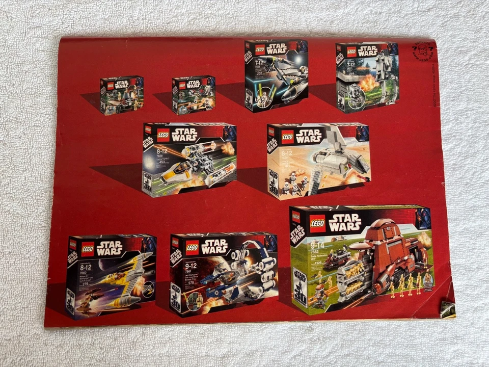 100% Completo LEGO 7660 Star Wars Naboo N-1 Starfighter & Vulture Droid + Caja Foto 4 de 4