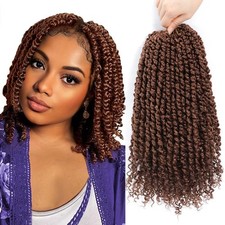 Passion Twist Crochet Hair 10" 30 Pre-Looped 9Packs