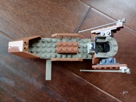 LEGO STAR WARS 7104 +  6210 Jabba's Sail Barge with sails and manual INCOMPLETE