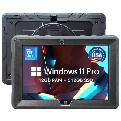 Windows Tablet 10.1 Full HD 12GB RAM 512GB SSD Intel 13th Gen Fusion5 Built HDMI
