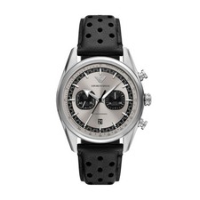 Reloj de Hombre EMPORIO ARMANI RACER AR11677 Chrono Cuero Negro