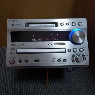 ONKYO FR-N7EX CD MD Tuner Amplifier Pickup Replaced Fully Working Good