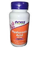 NOW Hyaluronic Acid With MSM 50 mg 60 Veg Cap...