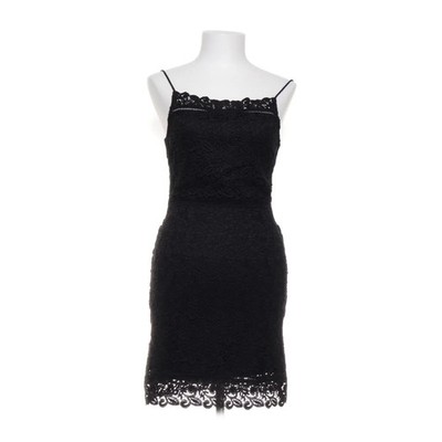 Mango Casual, Kleid, Größe: S, Schwarz, Polyester, Einfarbig, Spitze, Damen #OH1