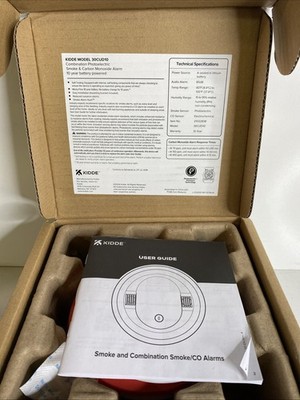 Kidde Smoke and CO Detector, 10-Year Battery, LED Warning Indicators 30CUD10.