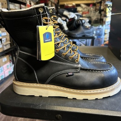 SUREWAY Mens Heavy Duty Soft-Composite-Steel Toe Work Boots for Men