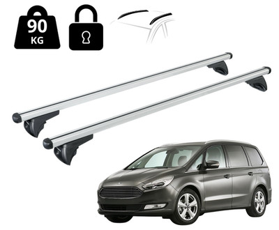 Nordrive Dachträge Querträgerr Für Ford Galaxy 2015-2022 120 cm 90 kg Silber
