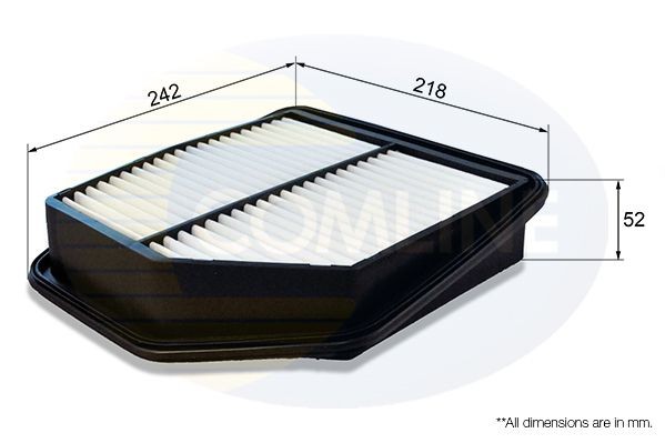 Air Filter 242 mm Length 52 mm Height Fits Suzuki Grand Vitara COMLINE EAF883
