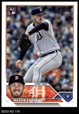 2023 Topps Update #116 Mason Englert Tigers RC 8 - NM/MT