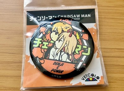 Chainsaw Man Power Denji Glitter Can Badge Pin Accessory Chainsawman Vetcolo CSM