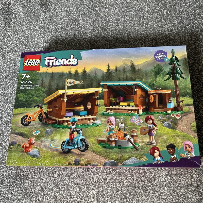 LEGO Friends Adventure Camp Cozy Cabins 42624 BRAND NEW