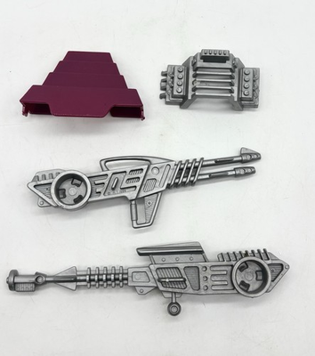 #ad MOTU LAND SHARK PARTS LOT GUNS SEAT ENGINE MASTERS OF THE UNIVERSE VINTAGE HEMAN $19.99