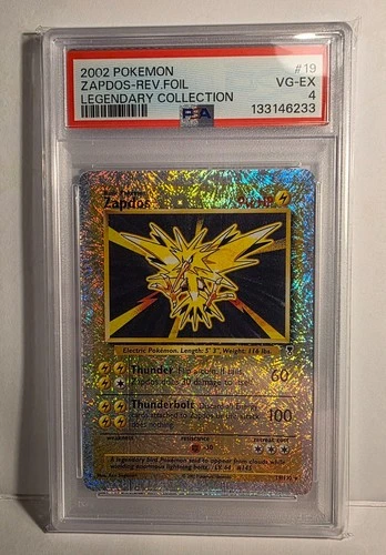 PSA 4 Zapdos Reverse Holo Rare Legendary Collection 19/110 Pokémon TCG