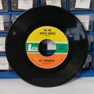 Los Coroneles Ay Delia No Me Hagas Menos 45 Discos Latin Norteño Promo