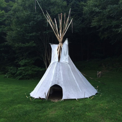 18' CHEYENNE STYLE tipi/teepee, door, lacepins, bag