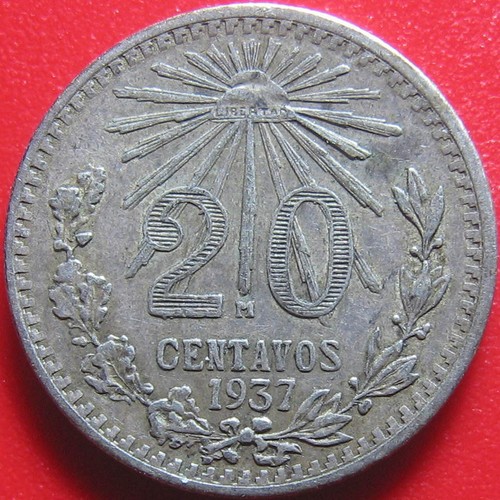 1937-mexico-20-centavos-silver-eagle-snake-liberty-cap-mexican-mint