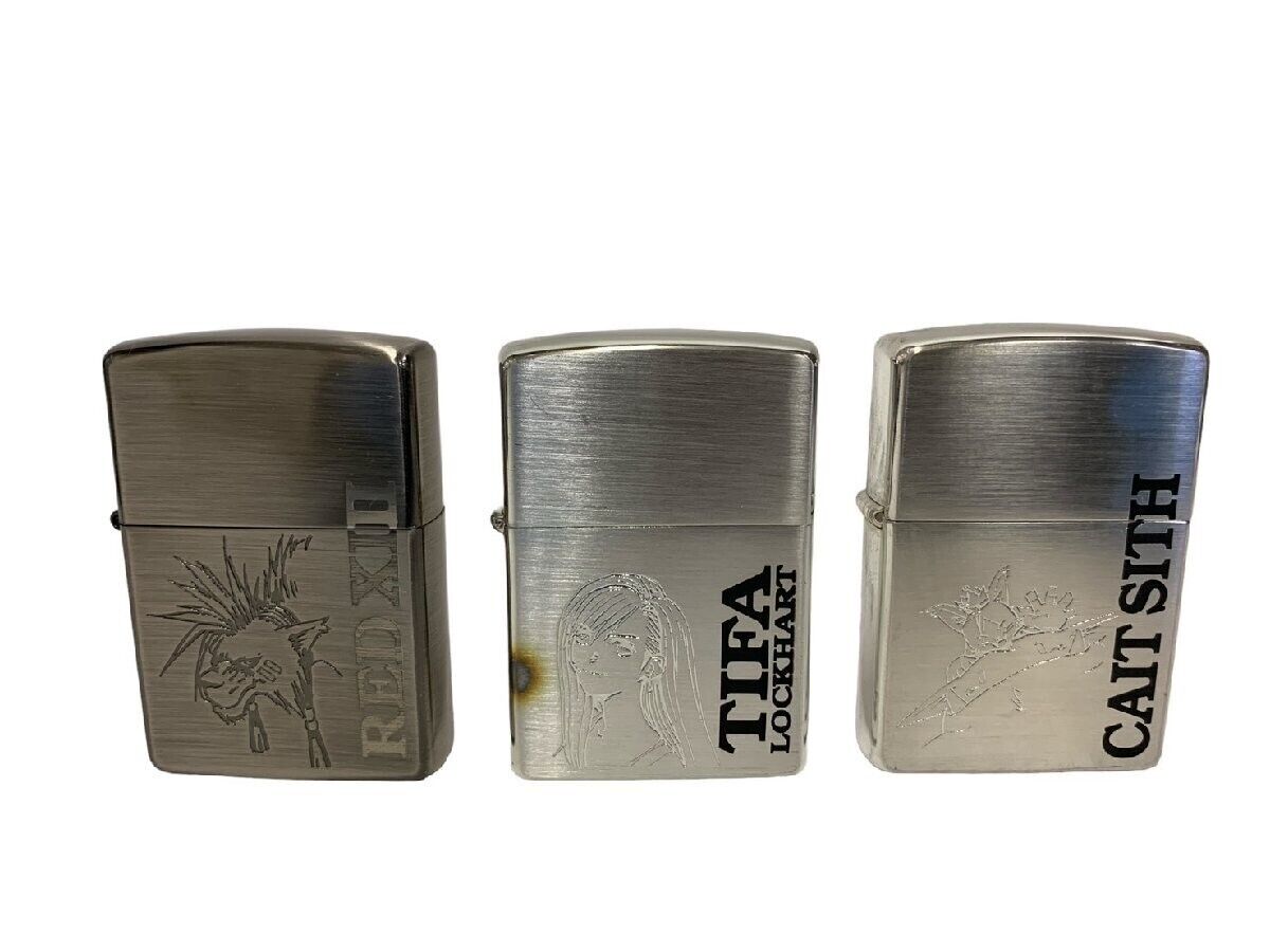 Final Fantasy 7 Limited Zippo Set of 10 Super Rare Lighter Final Fantasy 7 Limited Zippo Set of 10 Super Rare Lighter
