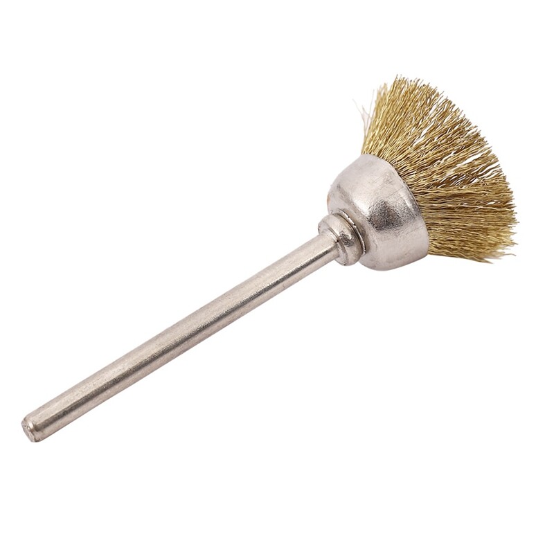 180Pcs Copper Wire Brush Wheel Sanding Accessories for Rotary Grinder