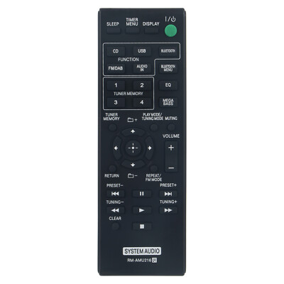 RM-AMU216 Infrarot Fernbedienung fur Sony Home Audio System CMT-SBT20 CMT-SBT20B