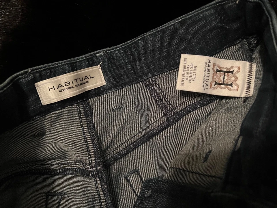 Habitual Rolled 牛仔蓝色牛仔裤 ASO Elena 吸血鬼日记 尺寸 24 全新无标签 — 第 3/4 张图片